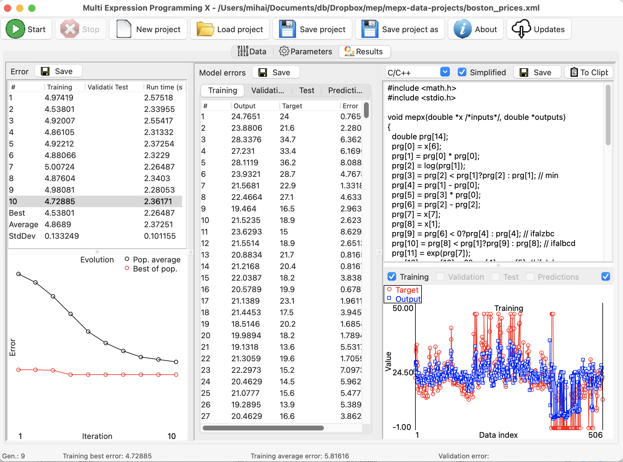 mepx macos results regression